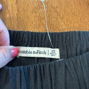 Abercrombie & Fitch long black skirt